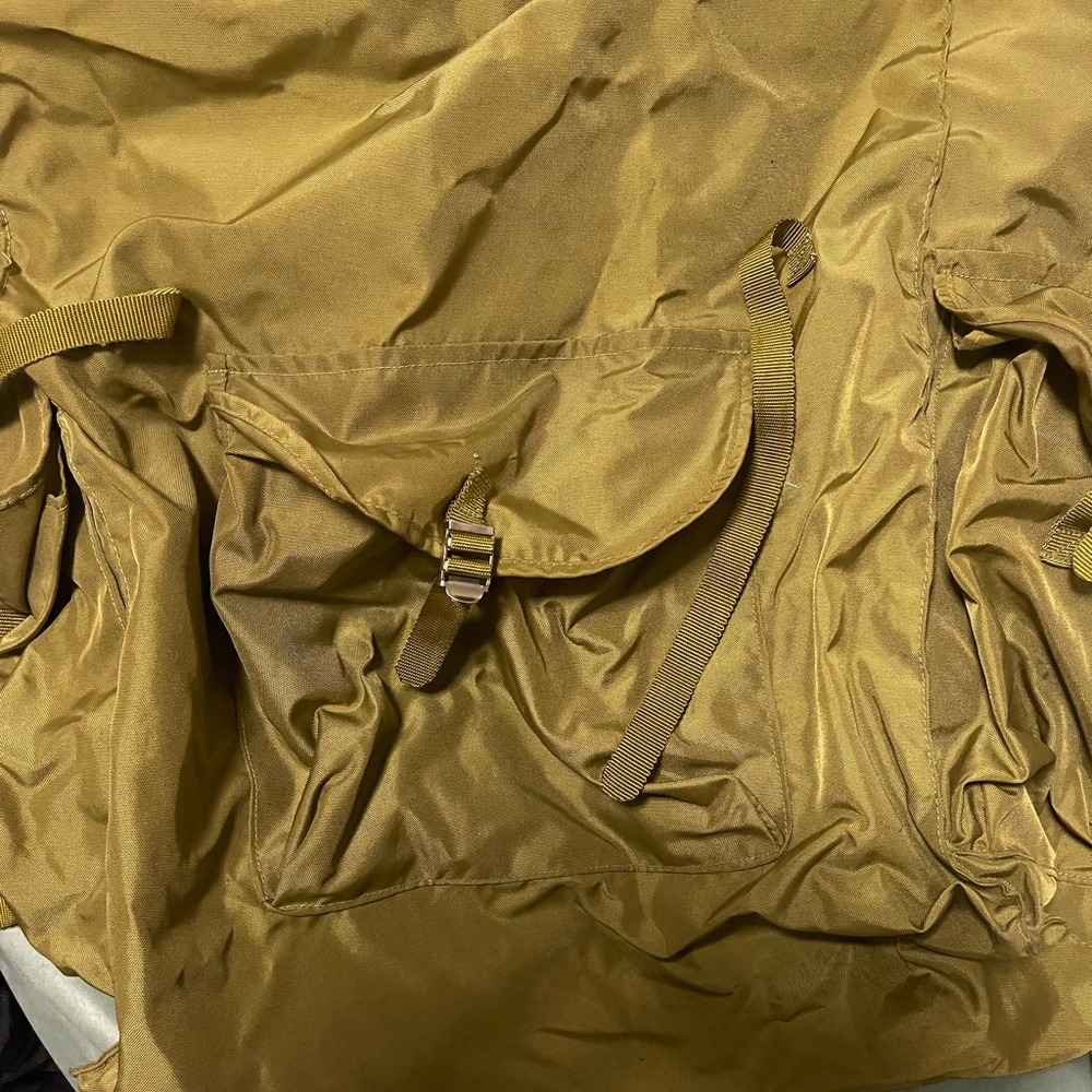 World Famous No. 707 Frame Back Pack Japan Nylon 3 Pockets - Picture 8 of 9